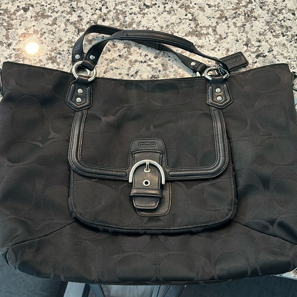 Black Coach handbag
